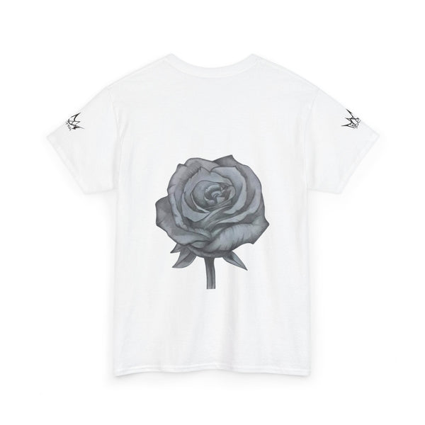 Sketched Rose Unisex Cotton Tee