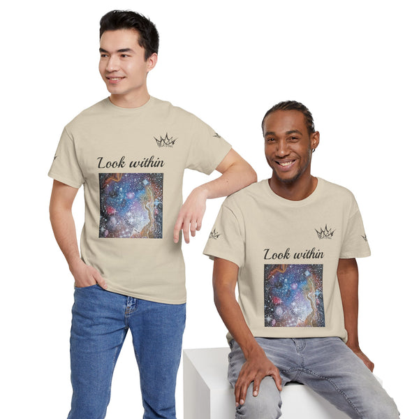 Acrylic on Canvas "Cosmic Soul" Unisex Cotton Tee