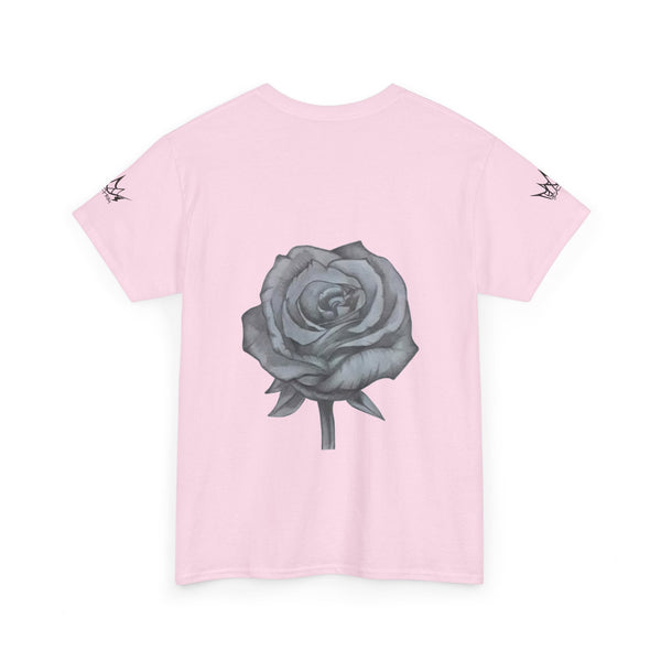 Sketched Rose Unisex Cotton Tee
