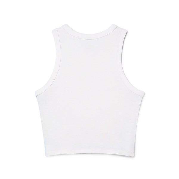 Women's Dandelion Sketched Art Crop Tank Top