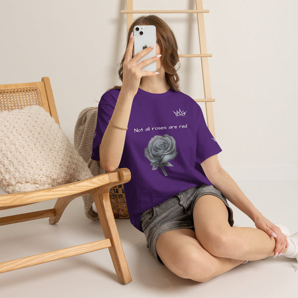 Sketched Rose Unisex Cotton Tee