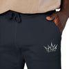 Teacher Crown Unisex Embroidered Fleece Sweatpants