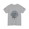 Sketched Rose Unisex Cotton Tee