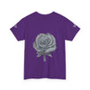 Sketched Rose Unisex Cotton Tee