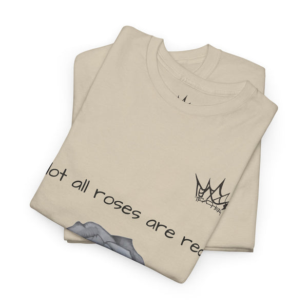Sketched Rose Unisex Cotton Tee