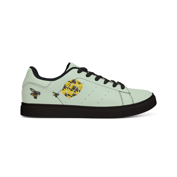 "Park-walk" - Men's Low-Top Leather Sneakers