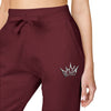 Teacher Crown Unisex Embroidered Fleece Sweatpants